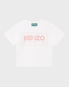 KENZO GIRL'S CLASSIC LOGO-PRINT T-SHIRT