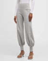 Norma Kamali Rectangle Jog Jumpsuit In Heather Grey In Light Heather Gr
