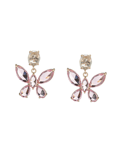 Eye Candy La The Luxe Collection Cz Nora Butterfly Earrings