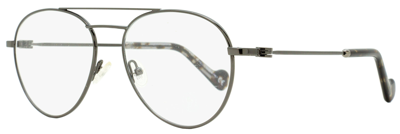 Moncler Women's Eyeglasses Ml5023 008 Dark Gunmetal/gray Havana 54mm In Grey