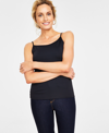 Inc International Concepts Women's Layering Camisole Top, Created For Macy's In Deep Black