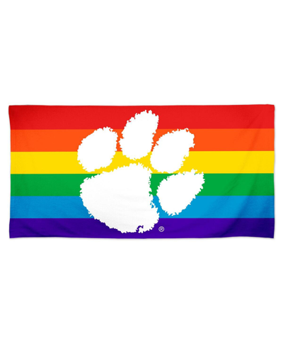 Wincraft Clemson Tigers 30'' X 60'' Pride Spectra Beach Towel In Multi