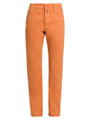 Kiton Men's Cotton Five-pocket Trousers In Rust