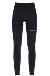 PALM ANGELS LEGGINGS WITH CONTRASTING SIDE BANDS