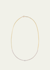 Lana Flawless Herringbone Diamond Tennis Necklace In Yg