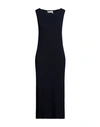 Chloé Woman Midi Dress Midnight Blue Size S Wool, Cashmere