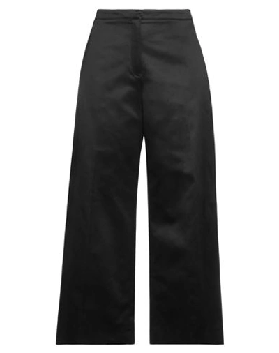 Jil Sander Woman Pants Black Size 10 Cotton