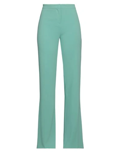 Pinko Woman Pants Light Green Size 8 Polyester, Elastane In Green