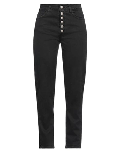 Kartika Woman Jeans Black Size 2 Cotton, Elastane In Black