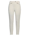 Maliparmi Malìparmi Woman Pants Cream Size 8 Polyamide, Elastic Fibres In White