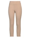 Peserico Woman Pants Beige Size 8 Polyester, Viscose, Cotton, Elastane