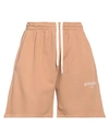 Vicolo Woman Shorts & Bermuda Shorts Camel Size S Cotton, Polyester In Beige