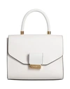 Visone Woman Handbag White Size - Soft Leather