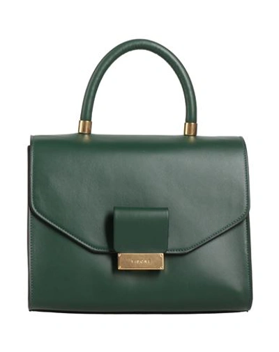 Visone Woman Handbag Dark Green Size - Soft Leather In Green