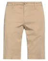 Squad² Man Shorts & Bermuda Shorts Camel Size 28 Cotton, Elastane In Beige