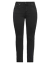 Kartika Woman Pants Black Size 12 Cotton, Elastane