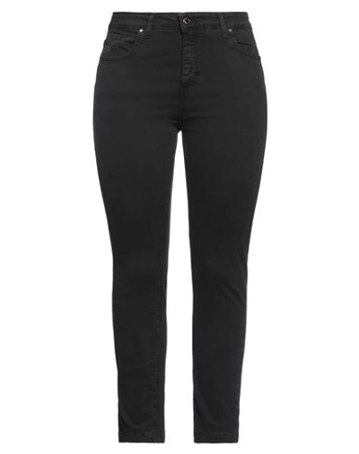 Kartika Woman Pants Black Size 12 Cotton, Elastane