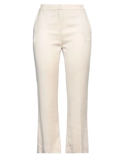 Emma & Gaia Woman Pants Ivory Size 2 Viscose, Elastane In White