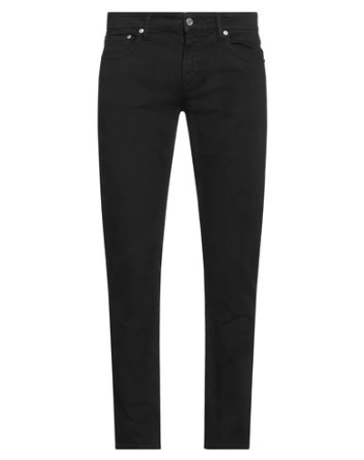 DEPARTMENT FIVE DEPARTMENT 5 MAN DENIM PANTS BLACK SIZE 32 COTTON, ELASTANE