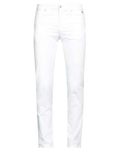 Roy Rogers Roÿ Roger's Man Denim Pants Sky Blue Size 32 Cotton, Elastane In White