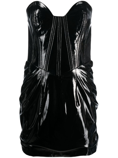 The New Arrivals Ilkyaz Ozel Paloma Corset-style Dress In Black