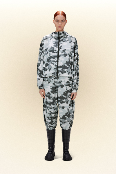 Rains W Naha Jacket In Camo