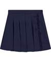 Nautica Little Girls Uniform Pleated Scooter With Ruffle Skorts In Navy