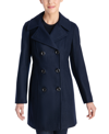ANNE KLEIN WOMEN'S DOUBLE-BREASTED WOOL BLEND PEACOAT, CREATED FOR MACY'S