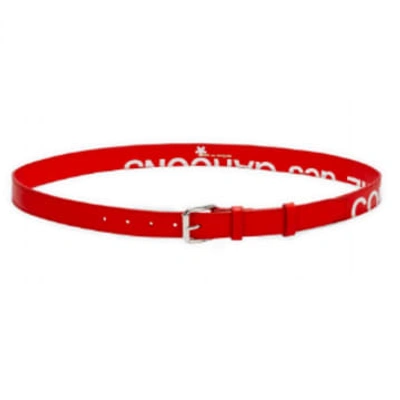 Comme Des Garçons Wallet Huge Logo Belt (red) Sa0911hl
