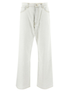 KENZO BLEACHED SUISEN RELAXED JEANS,FD65DP4066A4DB