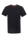 Hugo Boss Men's Cotton-jersey Regular-fit T-shirt With Logo Patch In Black