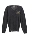 MAISON MARGIELA EMBROIDERED KNIT SWEATER,S29HN0002S18267859M