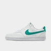 Nike Men's Court Vision Low Next Nature Casual Shoes In White/clear Jade