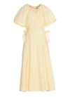 3.1 Phillip Lim Yellow Ladybug Midi Dress In Buttercream