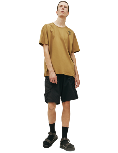 ACRONYM S24 GRAPHIC PRINT T-SHIRT IN COYOTE