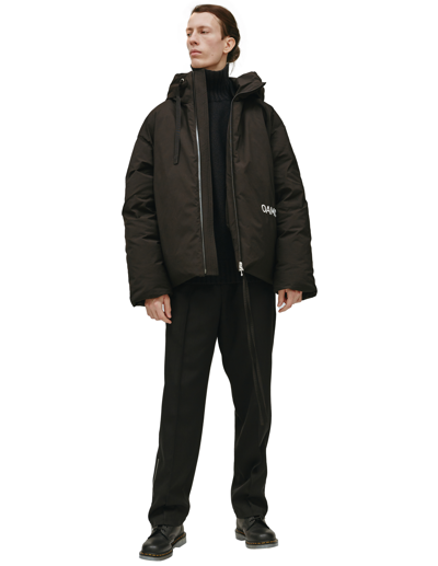 Oamc Peacemaker Puff Jacket In Black