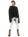 PETER DO RIBBED KNIT CAPE SWEATER