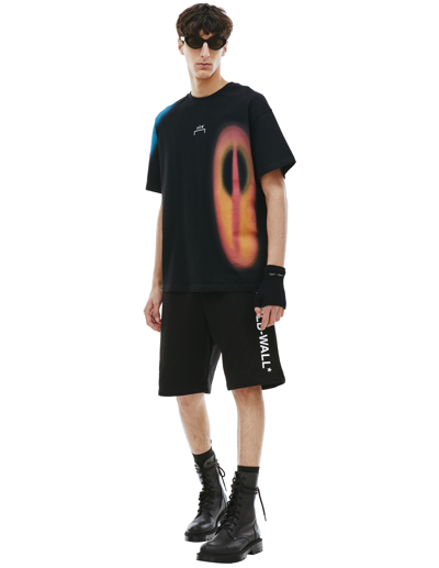 A-cold-wall* Hypergraphic Print Cotton Jersey T-shirt In Black