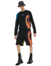 A-COLD-WALL* BLACK HYPERGRAPHIC SHORTS