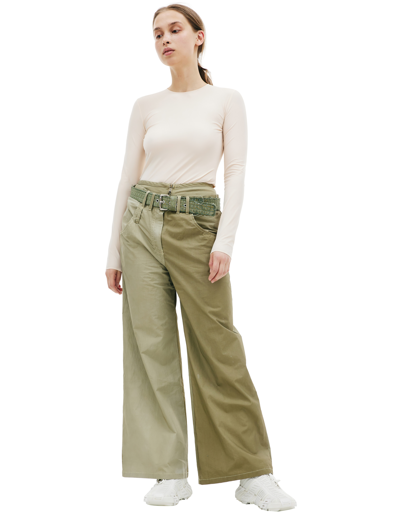 Diesel 'p-illin' Trousers With Shorts In Khaki