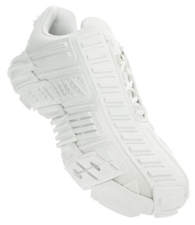 Diesel Rubber Mesh Sneakers In White
