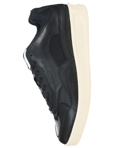 Jil Sander Black Calf Leather Sneakers