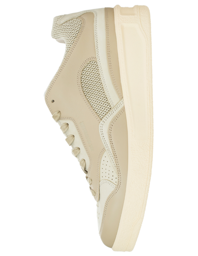 Jil Sander Beige Leather Sneakers