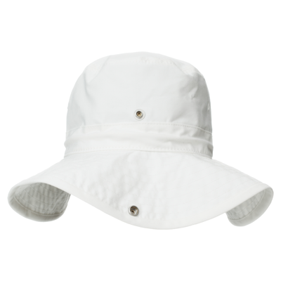 Jil Sander Drawstring Bucket Hat In White