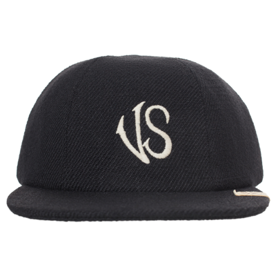 Visvim Vs Embroidered Cap In Black