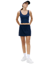 Sporty And Rich Sporty & Rich Logo Printed Sleeveless Tank Top In Navy Blue