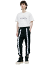 MASTERMIND JAPAN BLACK TROUSERS WITH STRIPES