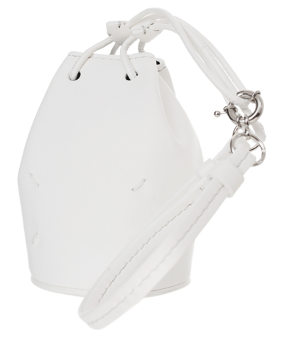 Maison Margiela Micro Bucket Bag In White