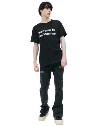 Midnight Studios Machine Printed T-shirt In Black