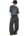 ISA BOULDER KNIT STRIPES TROUSERS
